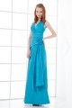 Floor-Length V-Neck Taffeta Handmade Flowers Bridesmaid Dresses 02010163 Floor-Length V-Neck Taffeta Handmade Flowers Bridesmaid Dresses 02010163
