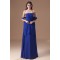 Great Chiffon Strapless A-Line Long Blue Chiffon Bridesmaid Dresses 02010164