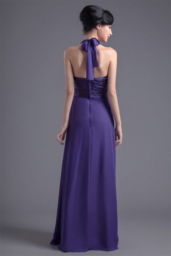 New Arrival Chiffon Sleeveless Ruched Long Bridesmaid Dresses 02010171 New Arrival Chiffon Sleeveless Ruched Long Bridesmaid Dresses 02010171