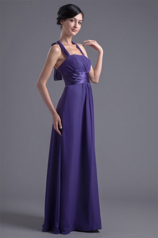 New Arrival Chiffon Sleeveless Ruched Long Bridesmaid Dresses 02010171 New Arrival Chiffon Sleeveless Ruched Long Bridesmaid Dresses 02010171