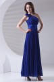 One-Shoulder A-Line Handmade Flowers Chiffon Long Blue Bridesmaid Dresses 02010172 One-Shoulder A-Line Handmade Flowers Chiffon Long Blue Bridesmaid Dresses 02010172