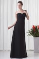One-Shoulder Sleeveless Criss Cross Floor-Length Long Black Chiffon Bridesmaid Dresses 02010175 One-Shoulder Sleeveless Criss Cross Floor-Length Long Black Chiffon Bridesmaid Dresses 02010175