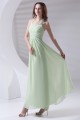 Pleats A-Line Sleeveless Chiffon Long Bridesmaid Dresses 02010176 Pleats A-Line Sleeveless Chiffon Long Bridesmaid Dresses 02010176