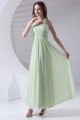 Pleats A-Line Sleeveless Chiffon Long Bridesmaid Dresses 02010176 Pleats A-Line Sleeveless Chiffon Long Bridesmaid Dresses 02010176