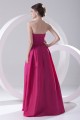 Simple Style Pleats Floor-Length A-Line Sleeveless Taffeta Long Bridesmaid Dresses 02010177