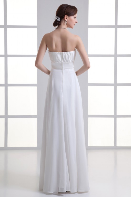 Pleats Sleeveless Sheath/Column Floor-Length Long White Bridesmaid Dresses 02010179 Pleats Sleeveless Sheath/Column Floor-Length Long White Bridesmaid Dresses 02010179