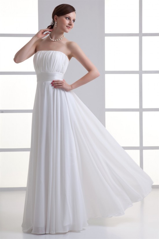 Pleats Sleeveless Sheath/Column Floor-Length Long White Bridesmaid Dresses 02010179 Pleats Sleeveless Sheath/Column Floor-Length Long White Bridesmaid Dresses 02010179