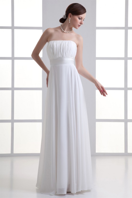 Pleats Sleeveless Sheath/Column Floor-Length Long White Bridesmaid Dresses 02010179 Pleats Sleeveless Sheath/Column Floor-Length Long White Bridesmaid Dresses 02010179