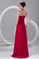 Ruffles Sleeveless Halter Brush Sweep Train Long Red Bridesmaid Dresses 02010182 Ruffles Sleeveless Halter Brush Sweep Train Long Red Bridesmaid Dresses 02010182