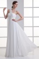 A-Line One-Shoulder Sleeveless Chiffon Long White Bridesmaid Dresses 02010185 A-Line One-Shoulder Sleeveless Chiffon Long White Bridesmaid Dresses 02010185