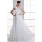 A-Line One-Shoulder Sleeveless Chiffon Long White Bridesmaid Dresses 02010185