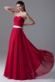A-Line Sleeveless Floor-Length Chiffon Best Long Red Bridesmaid Dresses 02010189