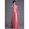 Sleeveless One-Shoulder Beading Satin A-Line Long Bridesmaid Dresses 02010191