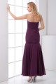 Sleeveless Ruched Ankle-Length Chiffon Best Bridesmaid Dresses 02010193