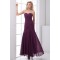 Sleeveless Ruched Ankle-Length Chiffon Best Bridesmaid Dresses 02010193