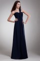 One-Shoulder Sleeveless Sheath/Column Ruched Floor-Length Bridesmaid Dresses 02010197