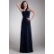 One-Shoulder Sleeveless Sheath/Column Ruched Floor-Length Bridesmaid Dresses 02010197