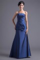 Sleeveless Strapless Taffeta Floor-Length Long Bridesmaid Dresses 02010199