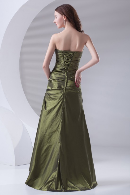 Sleeveless Sweetheart A-Line Taffeta Bows Long Bridesmaid Dresses 02010200 Sleeveless Sweetheart A-Line Taffeta Bows Long Bridesmaid Dresses 02010200