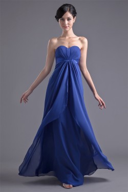 Empire Sweetheart Chiffon Long Bridesmaid Dresses Maternit Evening Dresses 02010201