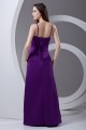 A-Line Spaghetti Straps Satin Beading Floor-Length Long Purple Bridesmaid Dresses 02010204