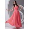 A-Line Strapless Chiffon Long Bridesmaid Dresses 02010205
