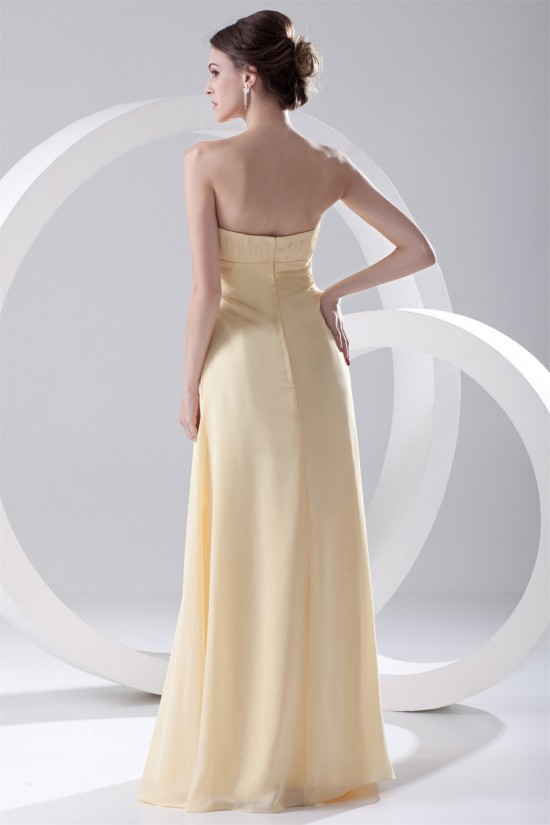 Strapless Pleats Floor-Length Sleeveless Long Bridesmaid Dresses 02010207 Strapless Pleats Floor-Length Sleeveless Long Bridesmaid Dresses 02010207