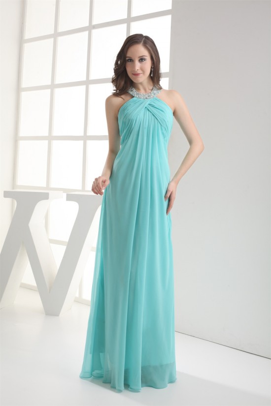 Sheath/Column Halter Chiffon Long Bridesmaid Dresses Maternity Bridesmaid Dresses 02010222 Sheath/Column Halter Chiffon Long Bridesmaid Dresses Maternity Bridesmaid Dresses 02010222
