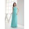 Sheath/Column Halter Chiffon Long Bridesmaid Dresses Maternity Bridesmaid Dresses 02010222