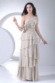 Sleeveless Floor-Length Sheath/Column One-Shoulder Long Bridesmaid Dresses 02010223