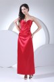 Sleeveless Sheath/Column Ankle-Length Satin Red Bridesmaid Dresses 02010227 Sleeveless Sheath/Column Ankle-Length Satin Red Bridesmaid Dresses 02010227