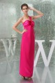 Sleeveless Sheath/Column Draped One-Shoulder Bridesmaid Dresses 02010228