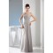 Strapless Chiffon Silk like Satin Ruched Best Long Bridesmaid Dresses 02010235