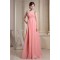 A-Line Sleeveless Straps Beading Chiffon Long Bridesmaid Dresses 02010237