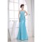 Taffeta Floor-Length Beading Spaghetti Straps Bridesmaid Dresses 02010243