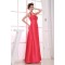 A-Line Taffeta Floor-Length Criss Cross Long Bridesmaid Dresses 02010244