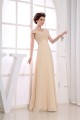A-Line Capped V-Neck Floor-Length Criss Cross Off-the-Shoulder Long Bridesmaid Dresses 02010247