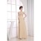 A-Line Capped V-Neck Floor-Length Criss Cross Off-the-Shoulder Long Bridesmaid Dresses 02010247