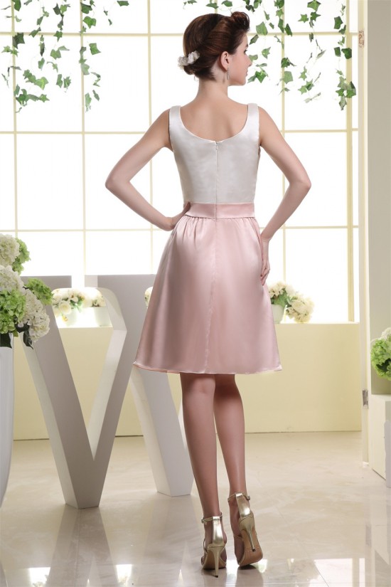 A-Line Sleeveless Scoop Ruffles Short Bridesmaid Dresses 02010248 A-Line Sleeveless Scoop Ruffles Short Bridesmaid Dresses 02010248