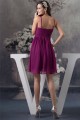 A-Line Spaghetti Straps Chiffon Sleeveless Short Purple Bridesmaid Dresses 02010249 A-Line Spaghetti Straps Chiffon Sleeveless Short Purple Bridesmaid Dresses 02010249