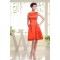 Amazing Bateau Sleeveless A-Line Knee-Length Satin Bridesmaid Dresses 02010253