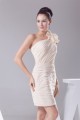 Beading Sleeveless Short/Mini One-Shoulder One-Shoulder Bridesmaid Dresses 02010261
