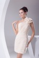 Beading Sleeveless Short/Mini One-Shoulder One-Shoulder Bridesmaid Dresses 02010261