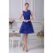 Short/Mini Knee-Length Blue Bridesmaid Dresses 02010268