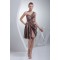 Elastic Woven Satin Ruched One-Shoulder Short Bridesmaid Dresses 02010286