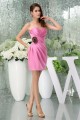 Elegant Satin Criss Cross Short/Mini Pink Sweetheart Bridesmaid Dresses 02010288 Elegant Satin Criss Cross Short/Mini Pink Sweetheart Bridesmaid Dresses 02010288