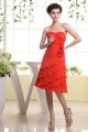 A-Line Knee-Length Sweetheart Sleeveless Chiffon Short Bridesmaid Dresses 02010309 A-Line Knee-Length Sweetheart Sleeveless Chiffon Short Bridesmaid Dresses 02010309