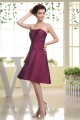 A-Line Sleeveless Soft Sweetheart Taffeta Short Bridesmaid Dresses 02010311
