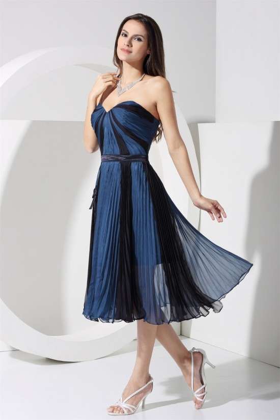 A-Lien Pleated Chiffon Best Short Bridesmaid Dresses 02010320