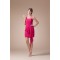 Ruffles Sheath/Column Spaghetti Strap Short/Mini Sleeveless Bridesmaid Dresses 02010326